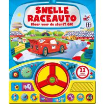 Geluidenboek snelle raceauto