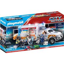 PLAYMOBIL City Action Reddingsvoertuig: US Ambulance - 70936 