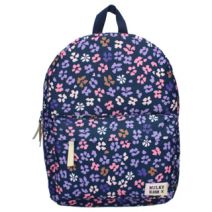 Rugzak Milky Kiss Prestige donkerblauwe bloemen 