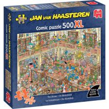 Jan van Haasteren 500XL - De Bibliotheek - 500 stukjes puzzel - Legpuzzel volwassenen - XL puzzelstukjes