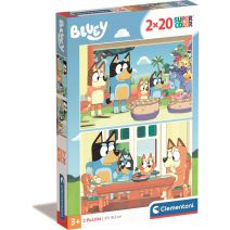 Puzzel 2x20 bluey