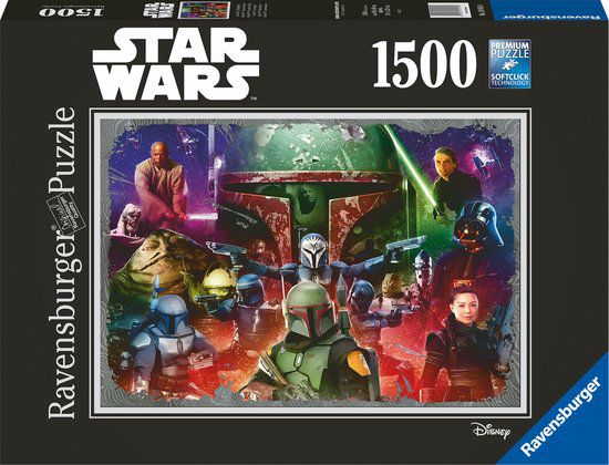 buitenaards wezen hulp industrie Ravensburger puzzel Star Wars Boba Fett Premiejager - Legpuzzel - 1500  stukjes | Speelgoedklazienaveen.nl
