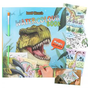 Dino World waterverf boek