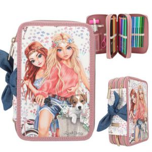 Topmodel drievaks etui velo fleur