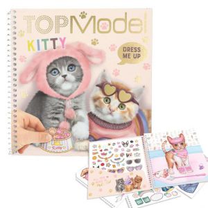 Topmodel dress me up stickerbook kitty 