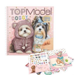 Topmodel dress me up stickerbook doggy