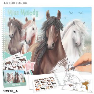  Miss Melody kleurboek met 116 stickers