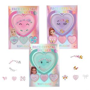 TOPModel face crystal stickers BEAUTY and ME