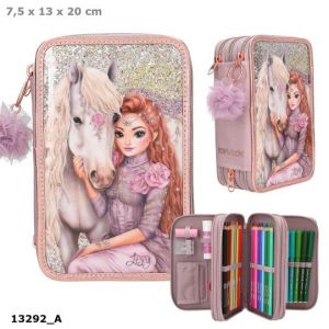 TOPModel 3-vaks etui VIVA VIOLET