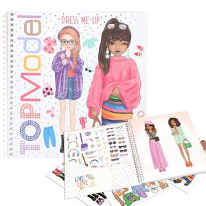 Topmodel dress me up stickerboek white
