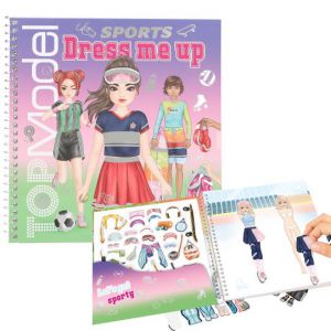 Topmodel dress me up stickerbook sports