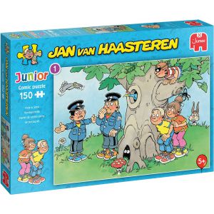 Jan van Haasteren Junior Verstoppertje puzzel - 150 stukjes - Kinderpuzzel
