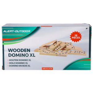Alert Outdoor Spel Domino XL Hout 7,5 x 15 cm 7,5x15cm