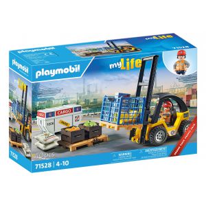 Playmobil 71528 heftruch met lading