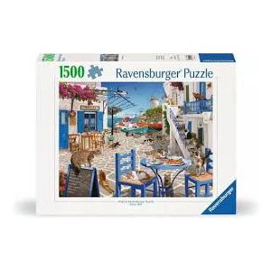Puzzel 1500 stuks cats of mykonos