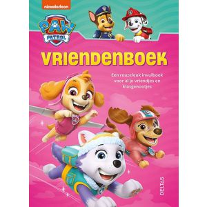 Paw Patrol vriendenboek roze