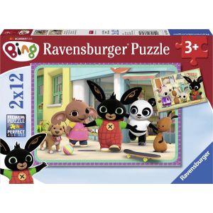 Ravensburger puzzel Bing Bunny - 2x 12 stukjes 
