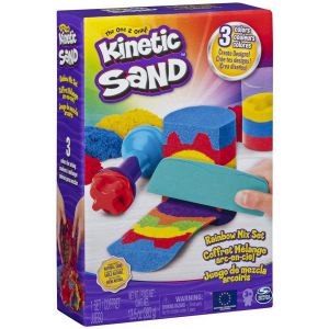 Kinetic Sand Zandmixset Regenboog Junior 381 Gram Rood/geel/blauw 