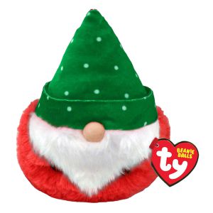 Ty Teeny Puffies Christmas Gnome Turvey 10cm