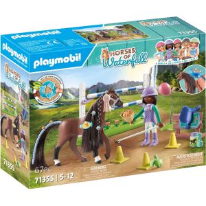 PLAYMOBIL Horses of Waterfall Zoe en Blaze speelset - 71355 