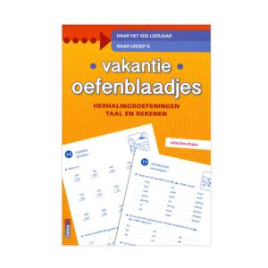 Vakantie oefenblaadjes - naar het 4e leerjaar/groep 6
