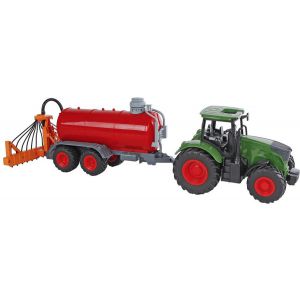 Kids Globe tractor met giertank freewheel