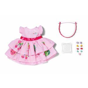 Baby born jurk met pins 43cm