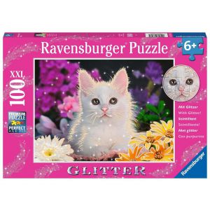 Ravensburger Puzzel Schitterend katje - 100 stukjes 