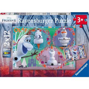 Puzzel 2x12 Frozen - Olaf