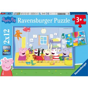 Ravensburger puzzel Peppa Pig - 2x12 stukjes - Kinderpuzzel