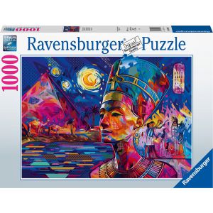 Ravensburger puzzel Nefertiti bij de Nijl - Legpuzzel - 1000 stukjes
