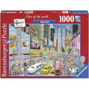  Ravensburger puzzel Fleroux New York - Legpuzzel - 1000 stukjes 