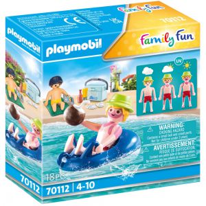 Playmobil family fun 70112 badgast met zwembanden