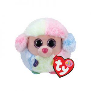 Ty Teeny Puffies Rainbow Poodle 10cm