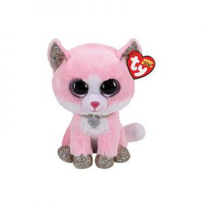 Ty Beanie Boo roze kat Fiona