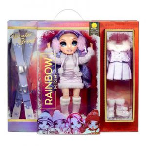 Rainbow High Fashion winter break doll - Violet Willow
