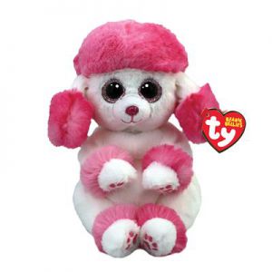 Ty Beanie Babies Bellies Heartly Poodle 15cm