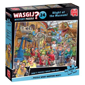 Puzzel wasgij 1000 stuks - paniek in het museum