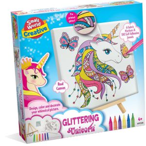 Hobbydoos tekenen unicorn glitter