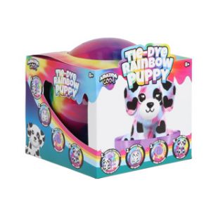 Amazing cool tie dye rainbow puppy