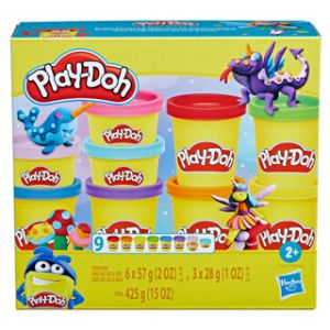 Playdoh 9-pack assorti 