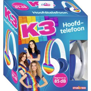  K3 koptelefoon - hoofdtelefoon regenboog 