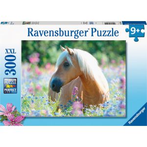 Ravensburger puzzel Paard Tussen de Bloemen 300XXL