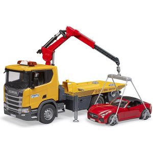 Bruder Scania 560R Takelwagen met Roadster 