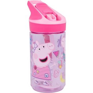 Drinkfles tritan peppa pig roze