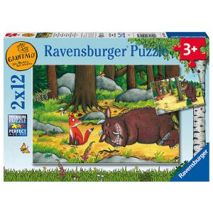 Puzzel 2x12 gruffalo en de dieren in het bos