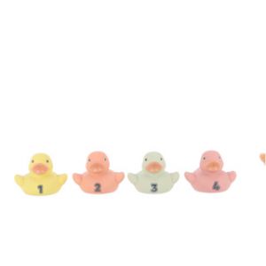 Jipy bioplastic badeendjes set 8-delig 