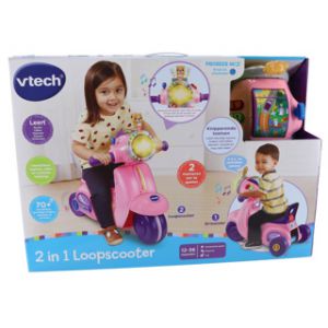 Vtech Baby 2 in 1 Loopscooter roze 