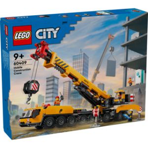 Lego city 60406 big vehicles gele mobiele bouwkraan