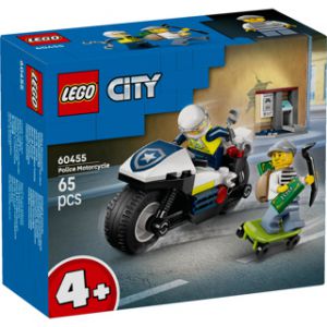 Lego city 60455 politie achtervolging op politiemotor